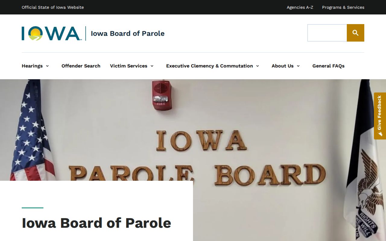 Iowa Board of Parole after a Jefferson County arrest and conviction