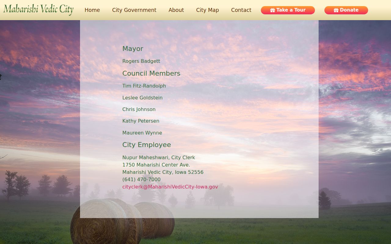 City clerk source relevant to Jefferson County registry address context